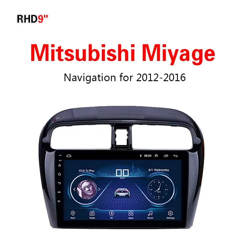 WIFI 1G16G Lionet gps навигация для автомобиля Mitsubishi Miyage 2012- 9 дюймов RM2009X - Размер экрана, дюймов: WIFI 1G16G