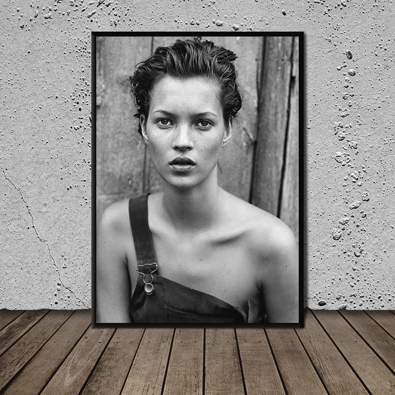 Декоративная картина Kate Moss от Питера Линдберга современные настенные | Рисование и каллиграфия -1005001817214192