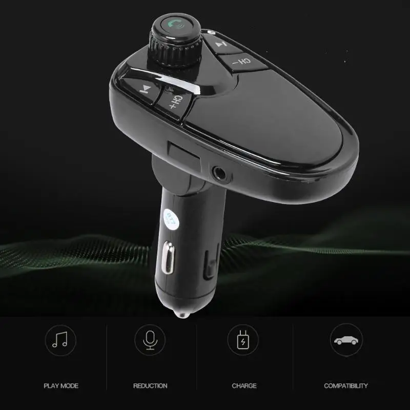 M1 Bluetooth Hands-free fm-передатчик двойной USB зарядное устройство MP3-плеер автомобильный комплект