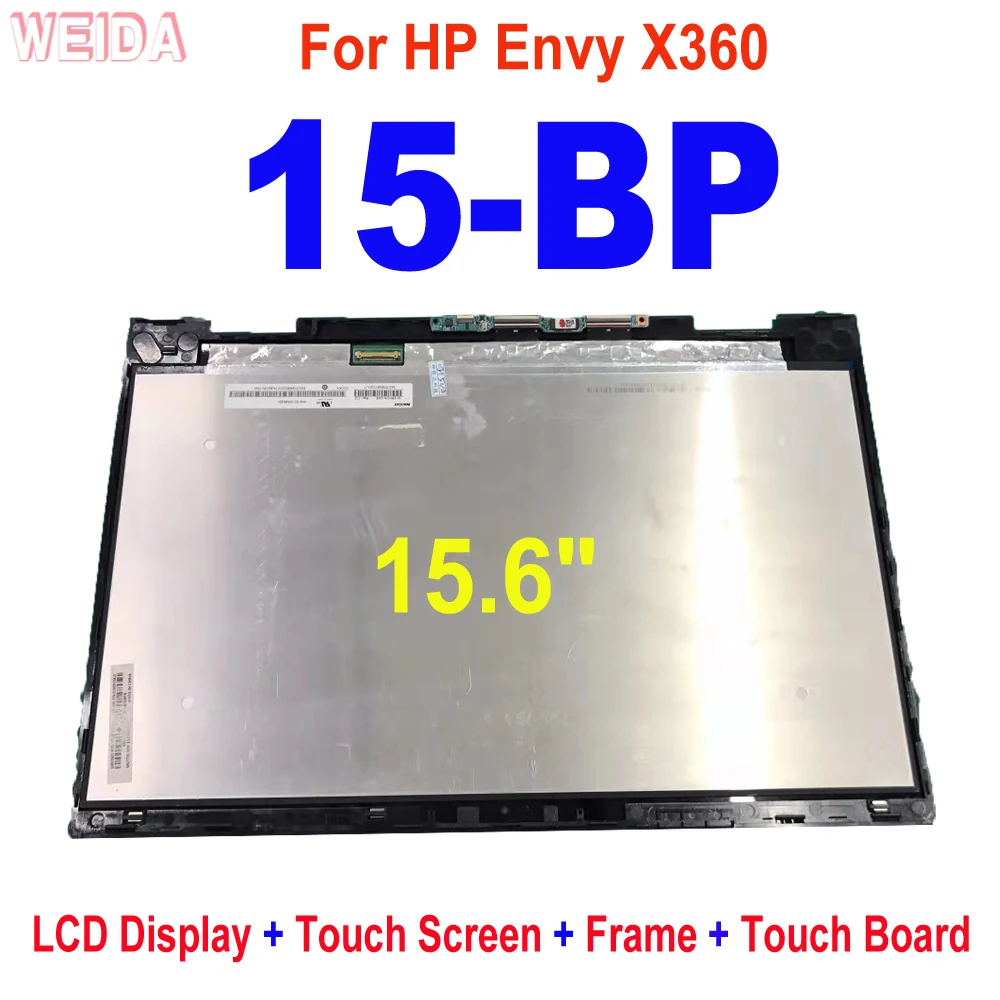 15.6&quot LCD Replacement For HP ENVY X360 15-BP Series 15 BP Display Touch Screen Assembly With Frame Board | Компьютеры и офис