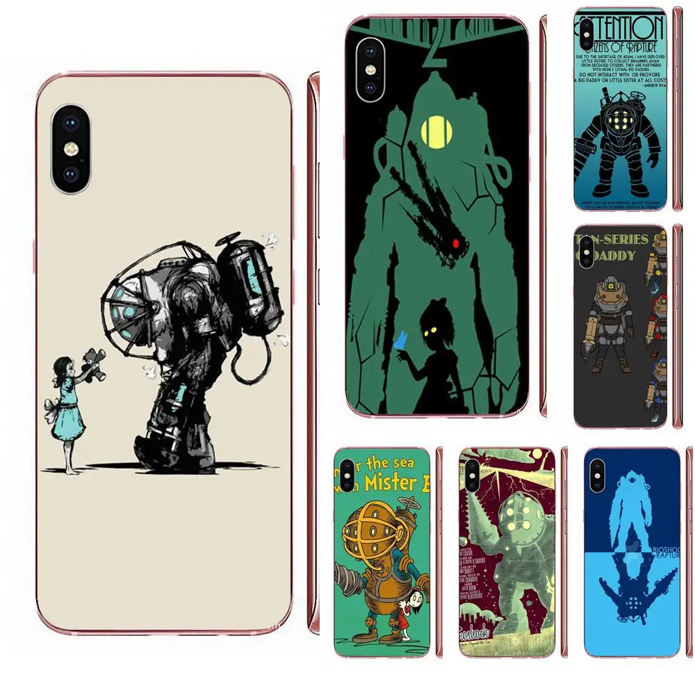 For Sony Xperia Z Z1 Z2 Z3 Z4 Z5 compact Mini M2 M4 M5 T3 E3 E5 XA XA1 XZ Premium Soft TPU Quinn Phone Games Bioshock Big Daddy | Мобильные