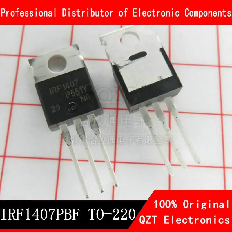 10PCS IRF1407 TO-220 IRF1407PBF TO220 new and original 10pcs bt136 bt136 600e bt136 600d bt136 700e bt136 800e bt137 bt137 600e bt137 700e bt137 800e bt138 bt138 600e bt138 800e to220