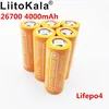 LiitoKala 3.2V  Lifepo4  Lii-40E  26700 4000mAh Rechargeable Battery for light solar warning light microphones ► Photo 3/6