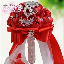 Свадебная лента, букет невесты, цветы невесты SPH223