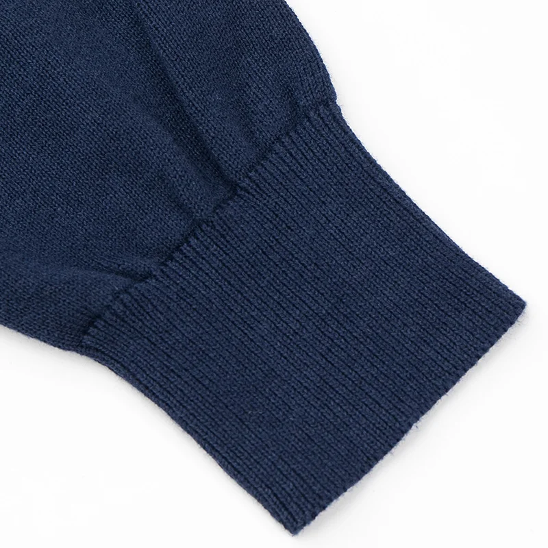 mens embroidered sweater striped Hip Hop long sleeve Knitted Pullover male streetwear Knitwear harajuku oversized cotton sweater