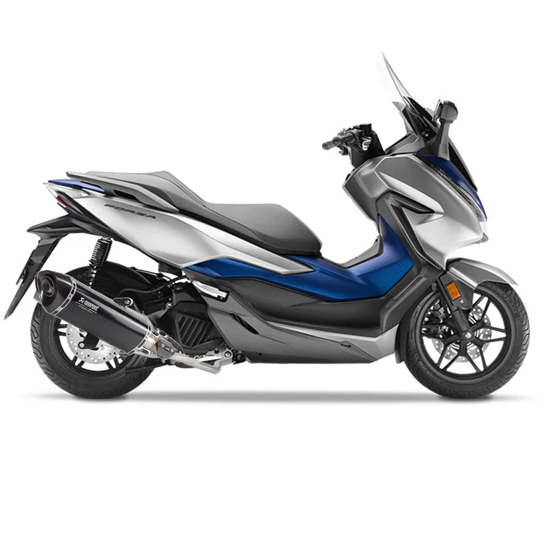 Forza 300, без шнуровки, мото rcycle, выхлопные глушители, полные выхлопные трубы Akrapovic escape moto для Honda Forza 300