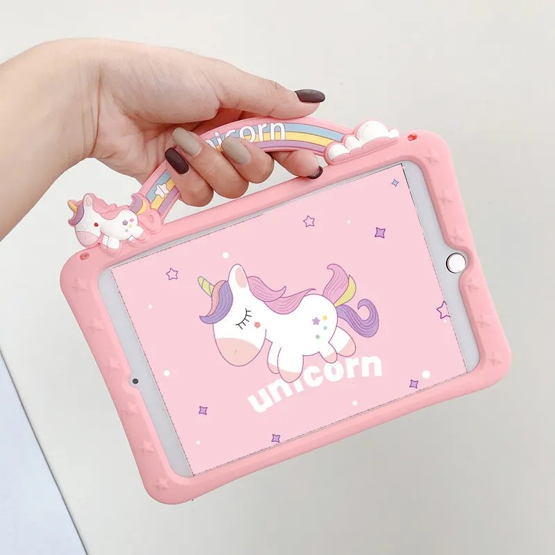 Rainbow Unicorn iPad Cases