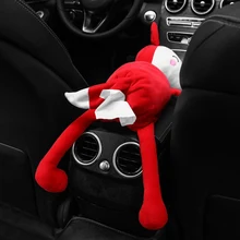 Высокое качество, универсальный автомобильный подлокотник, коробка для салфеток, креативный мультяшный милый держатель салфеток, коробка для автомобиля, товары для интерьера, автомобильные аксессуары