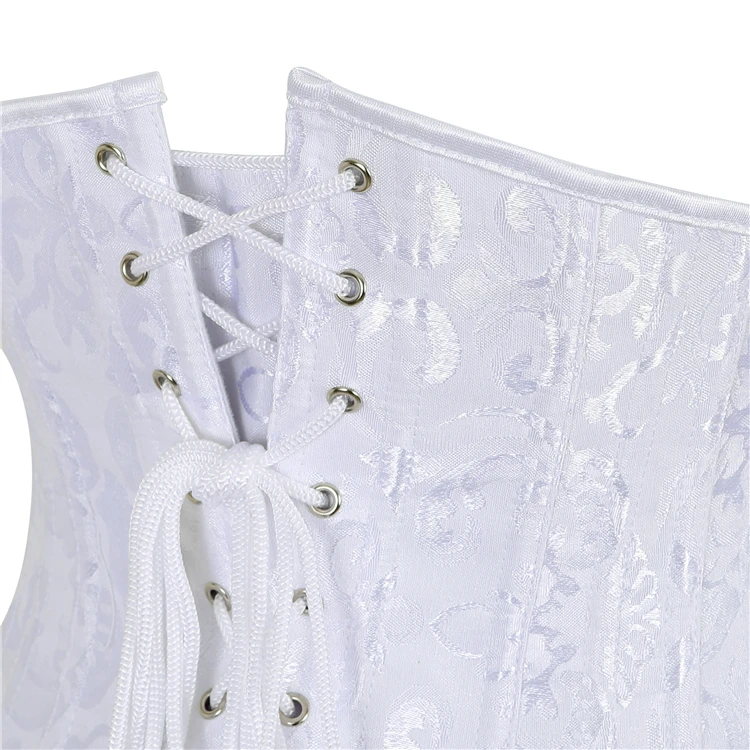 Gothic Sexy bustier underbust Women Palace corset new waist gather slomming shapewear girdle Jacquard ropa gotica mujer