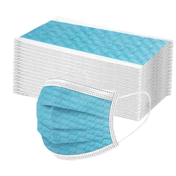 

0PC Adult's Disposable Protective Mask Non-woven 3 Layer Anti-Dust Pollution Masks personal safe Breathable mask Mascarillas