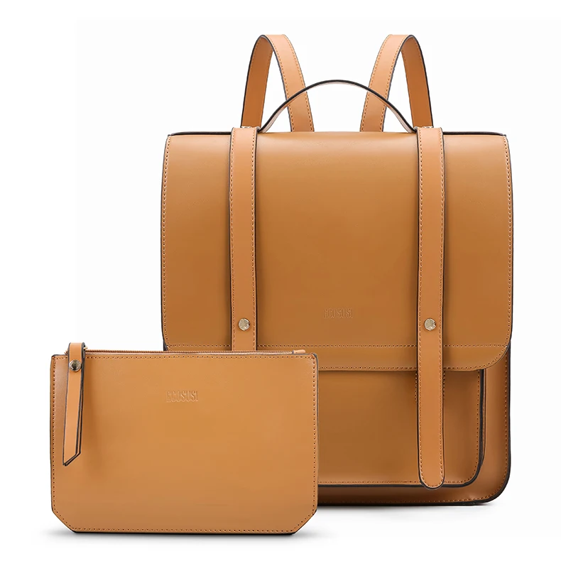 ECOSUSI, 12,4 дюймов, сумка для ноутбука, рюкзаки на плечо, женская сумка, винтажная сумка из искусственной кожи, маленькая сумка, кошелек для женщин,, дорожная сумка, новинка