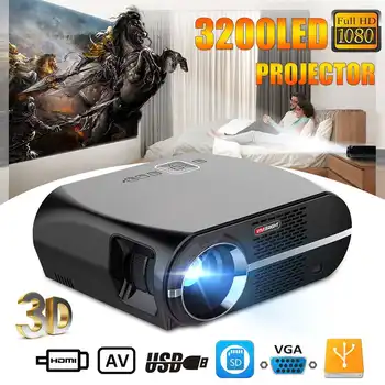 

Vivibright GP100 EU Full HD Projector 1080P HD 3D LCD LED Wireless 3500 Lumens 1280*800 VGA USB VGA Video Home Theater