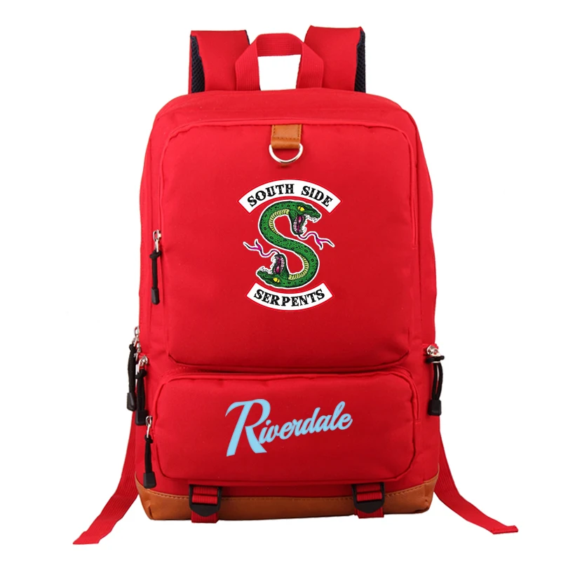 

Canvas Bookbag Leather Backpack Travel Fashion Riverdale 1xl Plecak Anime Mochila Mujer Sac A Dos School Bags for Teenage Girls