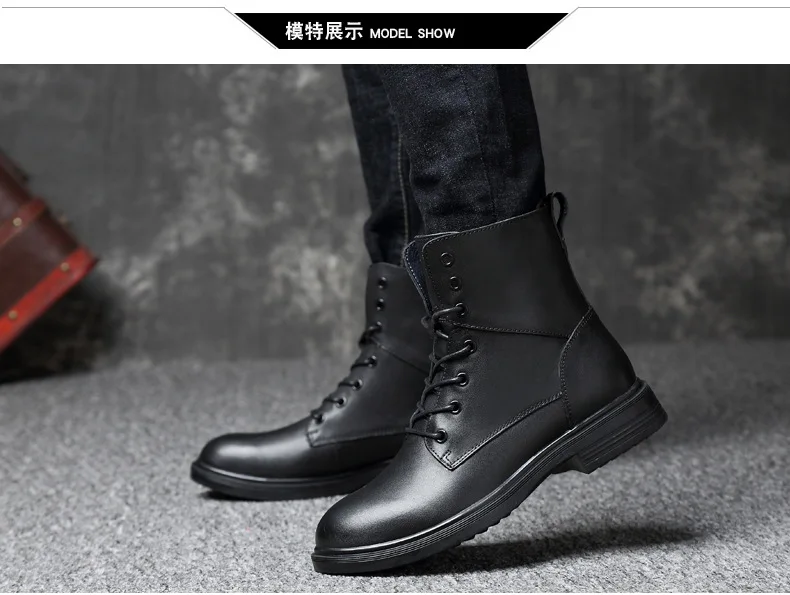 Большие размеры; мужские теплые ботинки; мужские военные ботинки с высоким берцем; зимние мужские ботинки из натуральной кожи наивысшего качества; обувь timber land