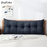 SongKaum washable long bedside pillow made 100% cotton with soft filling