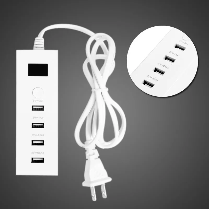 CARPRIE USB коммутатор 5A 4 порта USB настенный адаптер питания для зарядного устройства для планшета iPhone Sams ung US Plug Tablet pc USB Hubs-L930