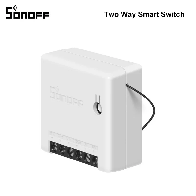 

SONOFF WiFi Smart Switch Timer Module Support APP/LAN/Voice Remote Control DIY Mode Two Way Switch Work With Amazon Alexa Google