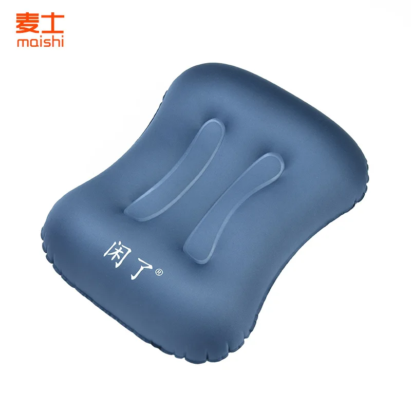 

Travel side inflatable pillow neck and waist pillow outdoor inflatable pillow
