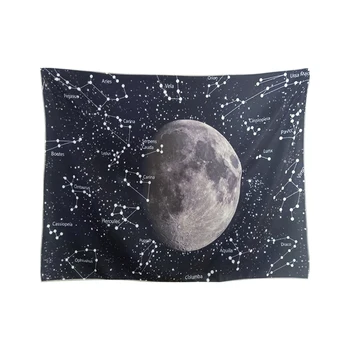 

Starry sky background Lunar universe Tapestry Wall Hanging Decor Various styles Psychedelic Abstract Carpet Cloth Tapestries