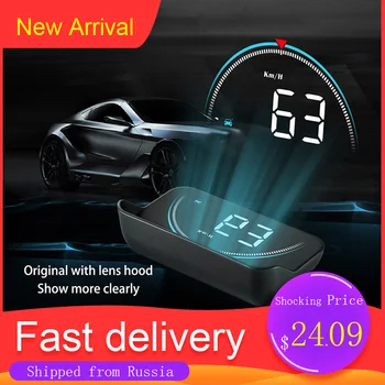 

Onever Car HUD Head Up Display OBD2 OBDII Over Speed Warning System Auto Electronic Voltage Alarm Projector Windshield