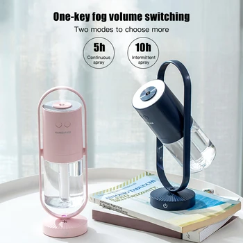 

Night Light Humidifier Essential Aroma Oil Air Humidifier USB Mist Maker LED Light For Desktop Mini Silent Portable Household