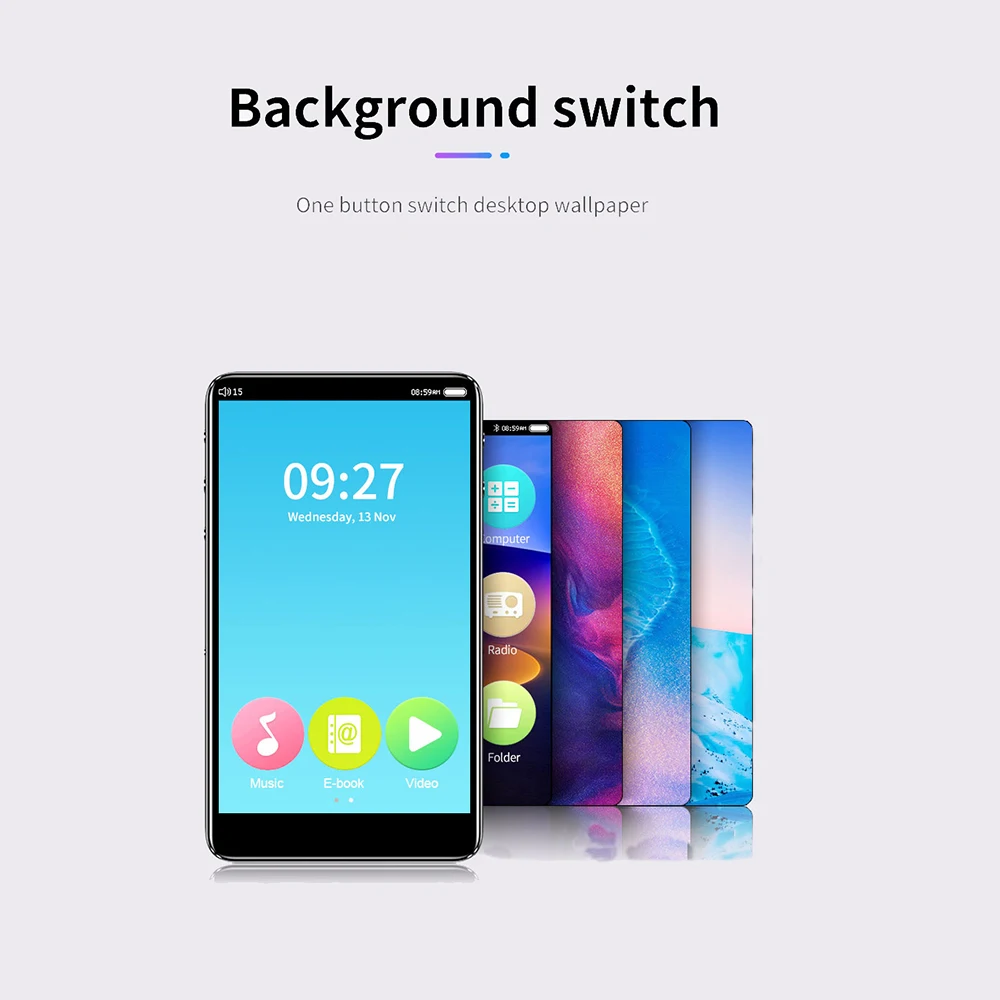 HIFI оригинальный MP3 плеер с Bluetooth 4 0 спортивный цифровой звук музыкальный