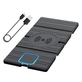 

15W Car Wireless Charger Pad Folding Charge Stand Holder for iPhone 11 Pro Max