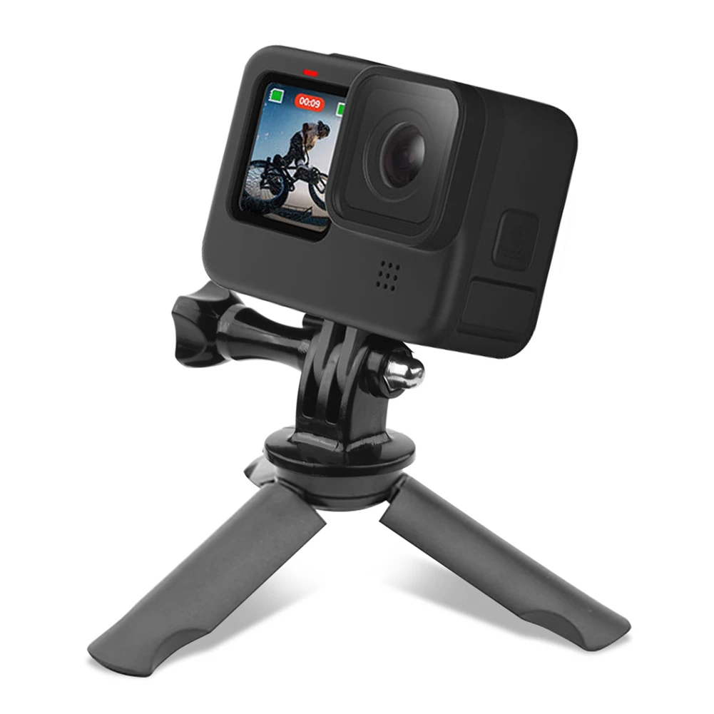 

Portable Mini Tripod Stabilizer Bracket For Gopro Hero 9 Desktop Stand Holder With Adapter for Gopro 9