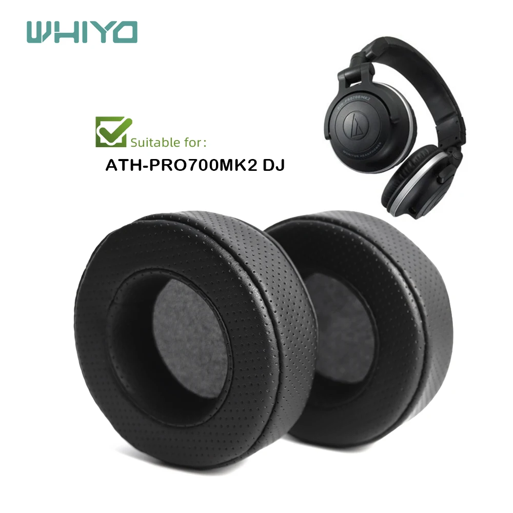 

Whiyo Replacement Ear Pads for ATH PRO700MK2 DJ PRO700 MK2 Headphones Cushion Sleeve Velvet Earpad Cups Earmuffes Cover