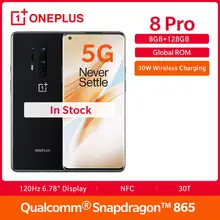 Смартфон OnePlus 8 Pro глобальная версия ГБ + 128 Snapdragon 865 120 Гц экран 6 78