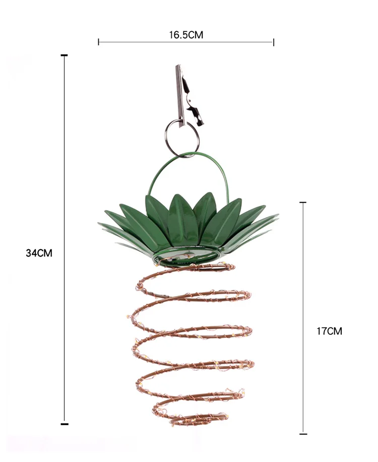 Smernit Солнечный фонарь «ананас» уличные наземные светодиодные лампы газон огни водонепроницаемые декоративные рождественские огни стены Yart путь освещения
