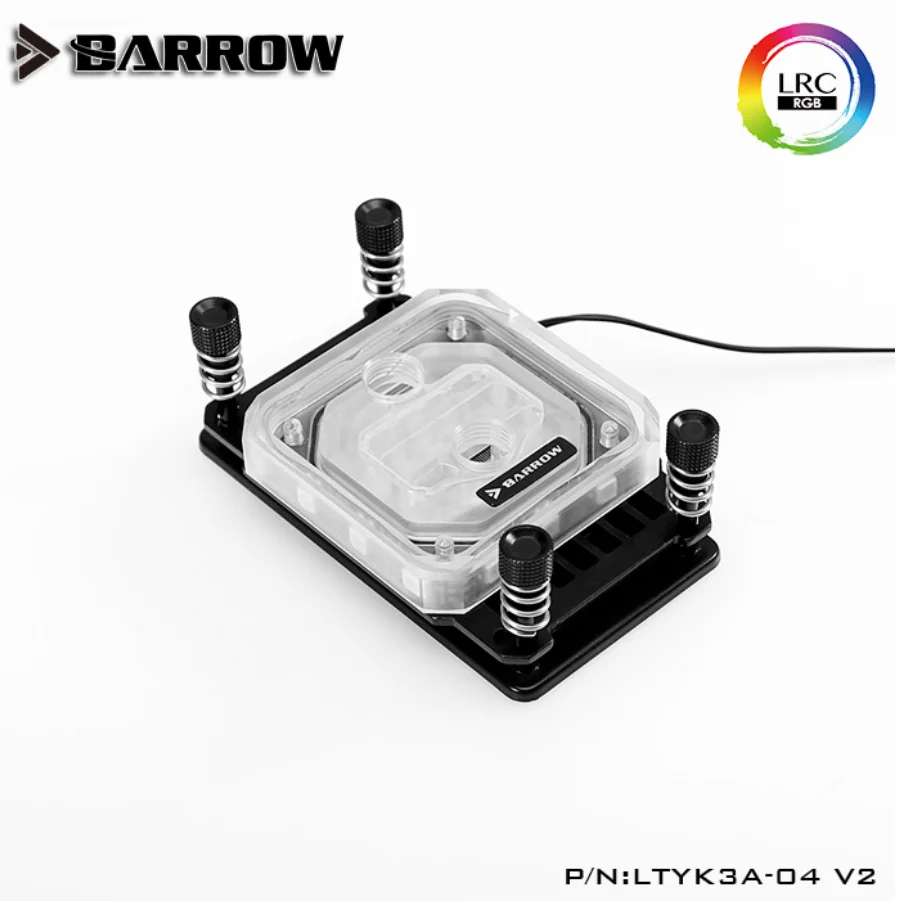  Barrow LTYK3A-04-V2 Für RyzenAMD/AM4/AM3 CPU Wasser Blöcke LRC RGB v2 Acryl Wasser Kühlung Block cp