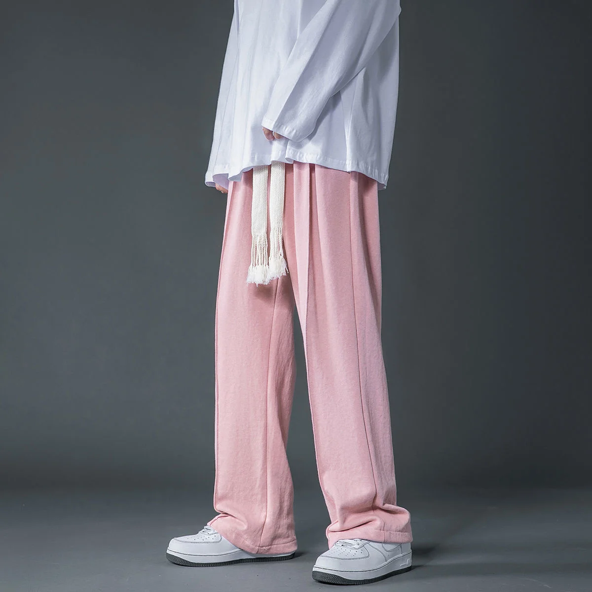 

2021 Winter Men's Loose Keep Warm Casual Pants Hip Hop Thicken Plush Joggers Sweatpants Fashion Trend Homme Trousers Size S-2XL