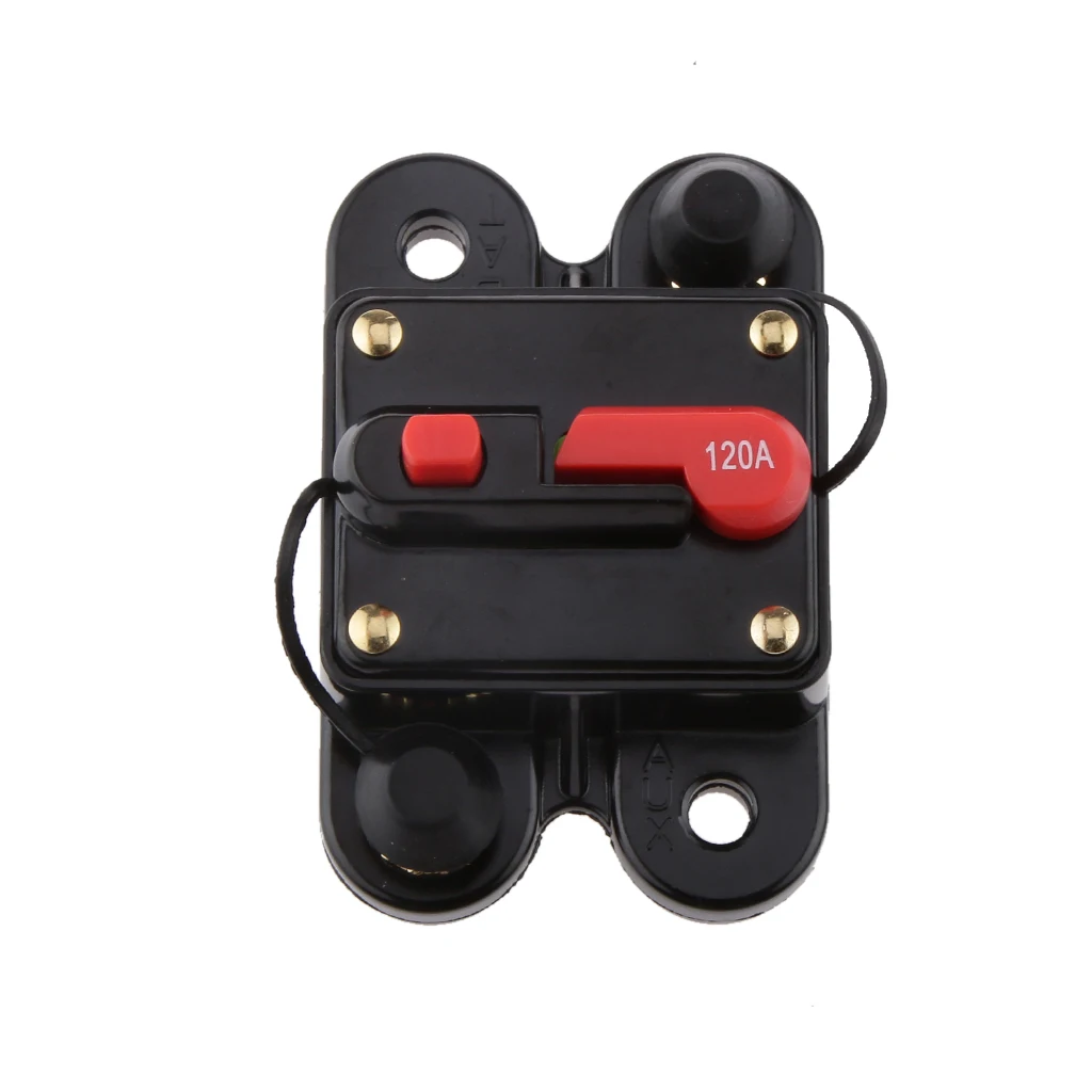 120A AMP Manual Reset Circuit Breaker 12v Car Boat Power Safety Protection