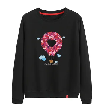 

Woman Hooded Hoodies Sweatshirts Kawaii Korean Oversized Hip Hop Hoodie Sweatshirt Black