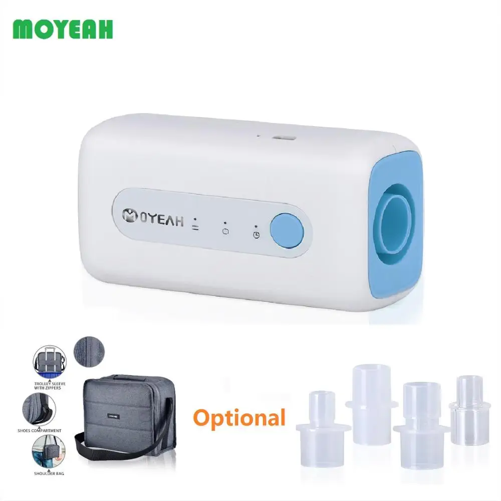 

MOYEAH Portable Mini CPAP Cleaner and Sanitizer For CPAP Mask Tubing Cleaning with Optional Hose Adaptors and Disinfection Bag