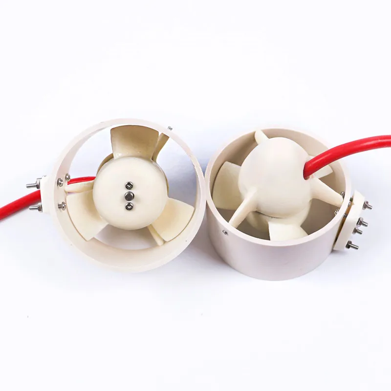 

12V Underwater Thruster Brushless Motor Drive Engine 80mm Propeller 3-5kg Thrust 3S Lipo Parts for RC Bait Tug Boat ROV Submarin