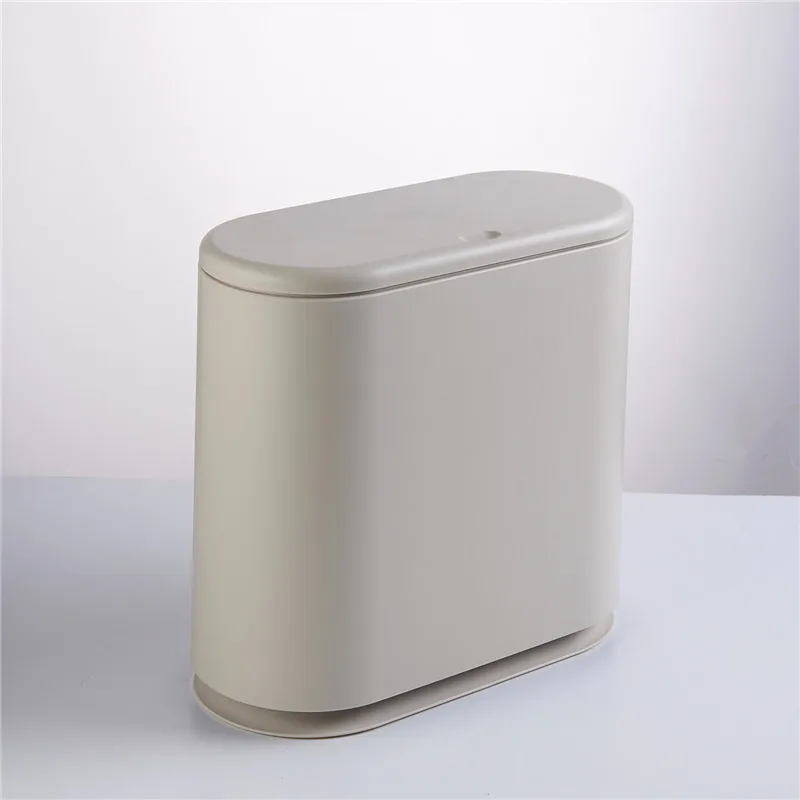 Plastic Trash Can Bathroom Waste Bin Dustbin Cans Garbage Bucket Bag Dispenser Office Kitchen | Дом и сад