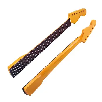 

22 Frets Replacement Wooden Neck White Dot Fingerboard for Electric Guitar