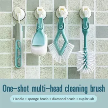 3-in-1 Multifunction Cup Pot Dish Washing Cleaning Brush Kitchen Cleaner Tool SP99