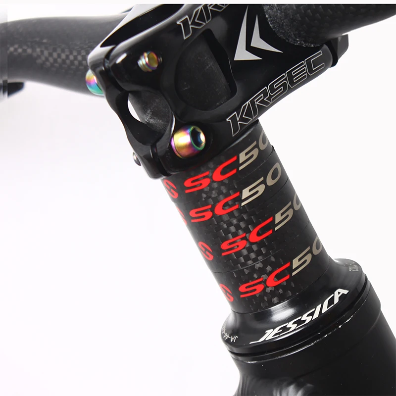 Распорка для велосипедной гарнитуры TOSEEK MTB полностью из углеродного волокна