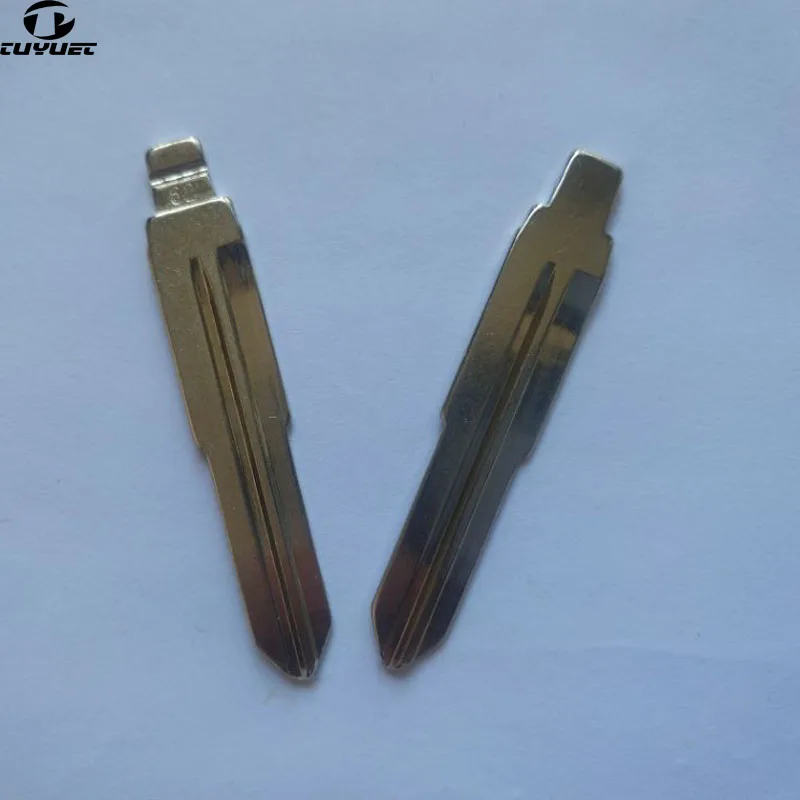 62# Replacement Flip Remote Key Blade Car Key blank For Mitsubishi Lancer Galant Outlander Pajero Remote Key(Left Slot) No.62