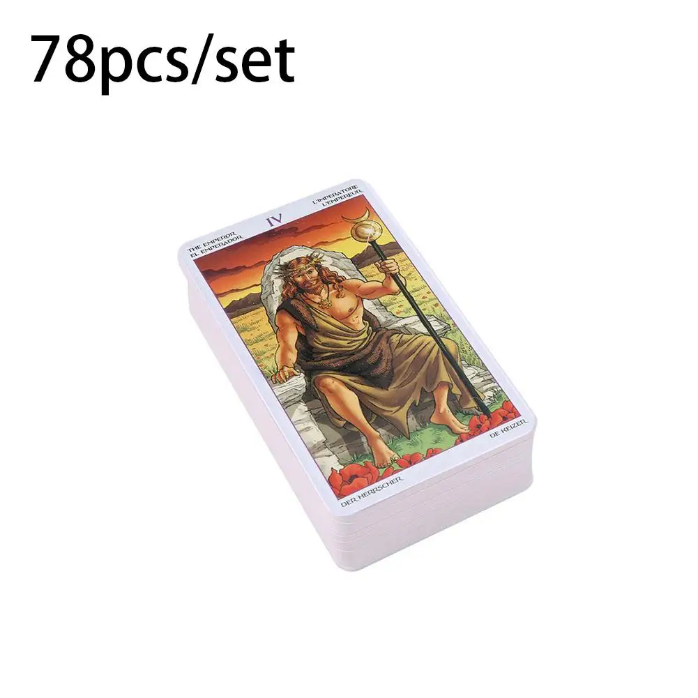 

78pcs Tarot Annual Wheel Reading Destiny Tarot Cards For Personal Use Board Games