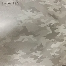 Lychee Life 1 м X 1,4 м камуфляжная светоотражающая ткань для шитья «сделай сам» для воротника, спортивной одежды ручной работы