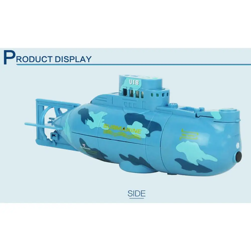 Mini RC Submarine Ship 6CH High Speed Radio Remote Control Boat Model Electric Kids Toy