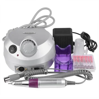 

Superior 220V Pro Acrylic Electric Nail Drill File Buffer Bits Manicure Pedicure Kit Set Nail Milling Cutter ship for RU SK88