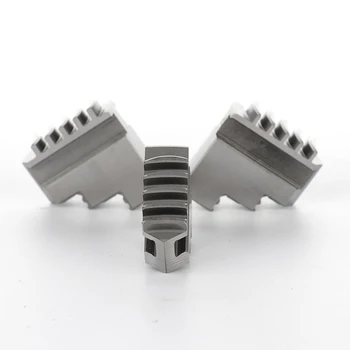 

3pcs Outside Metal Jaws For 3 Jaw Lathe Chuck K11-80 80mm Jaws Self Centering Chuck Foot Machine Models Lathe Chuck Hand Tools