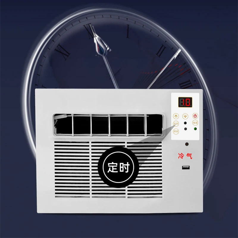 Mobile Small Air Conditioner Refrigerator mini air conditioner mosquito net desktop mini refrigerator pet cooling 4