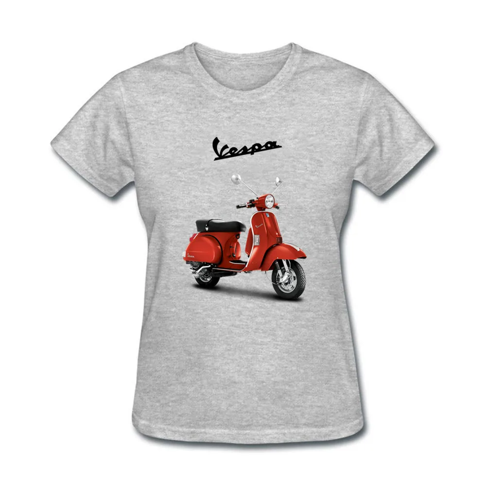 Женская футболка Vespa 2020 новый модный стиль оптовая продажа мотоциклетные