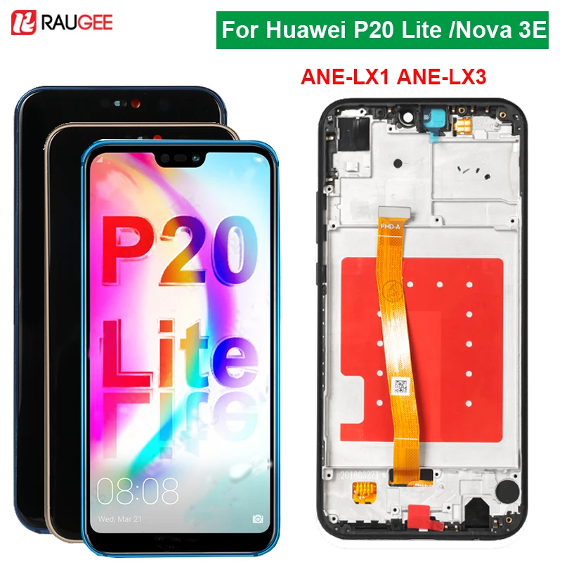 Дисплей для Huawei P20 Lite ЖК экран 5 84 дюйма дигитайзер сменная сенсорная панель Nova 3E ANE